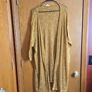 Maurices Brown Open Front Cardigan Sweater
